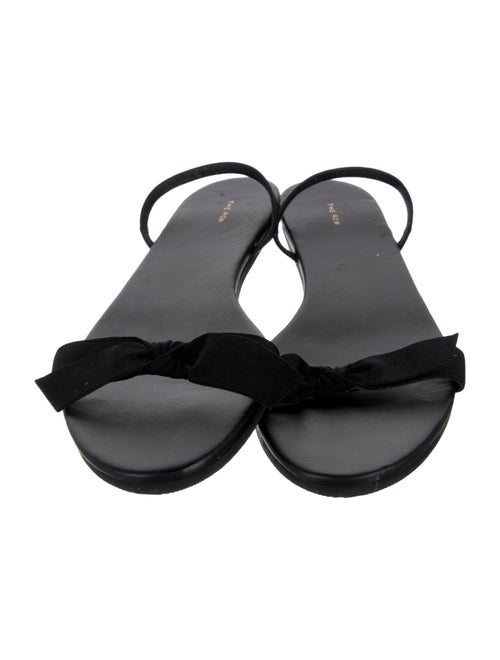 The Row Leather Slides