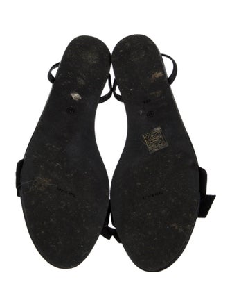 The Row Leather Slides