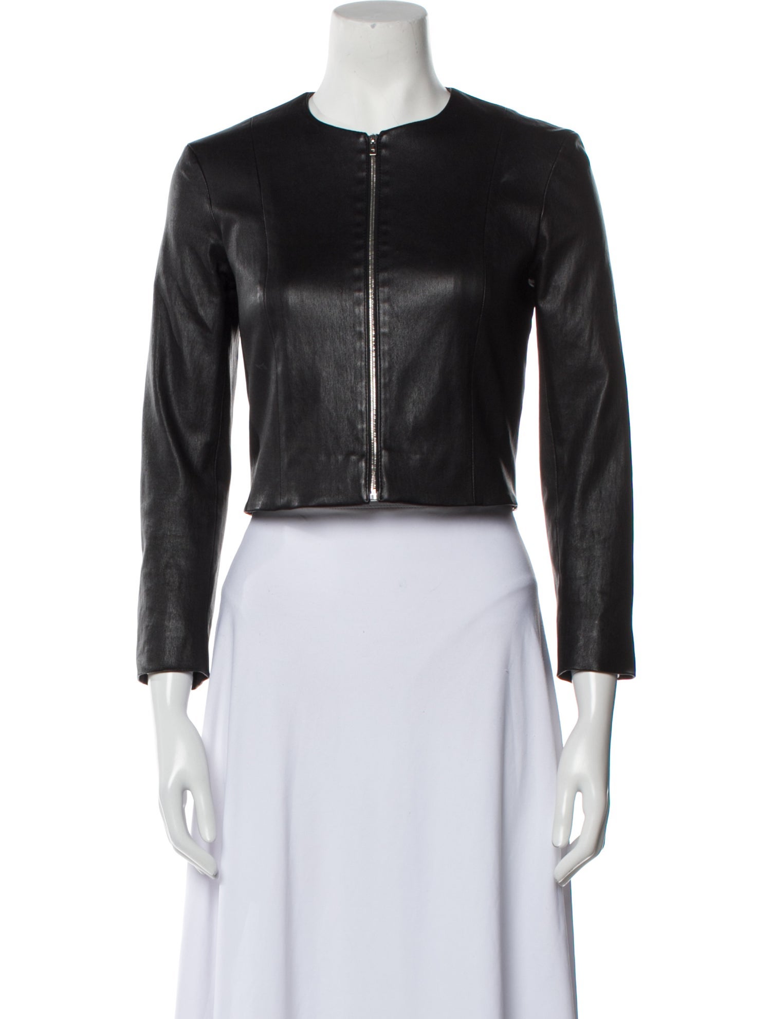 The Row Leather Bolero