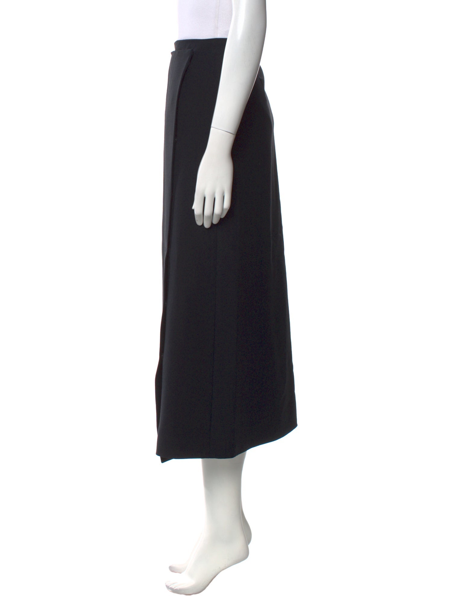 The Row Wool Midi Length Skirt
