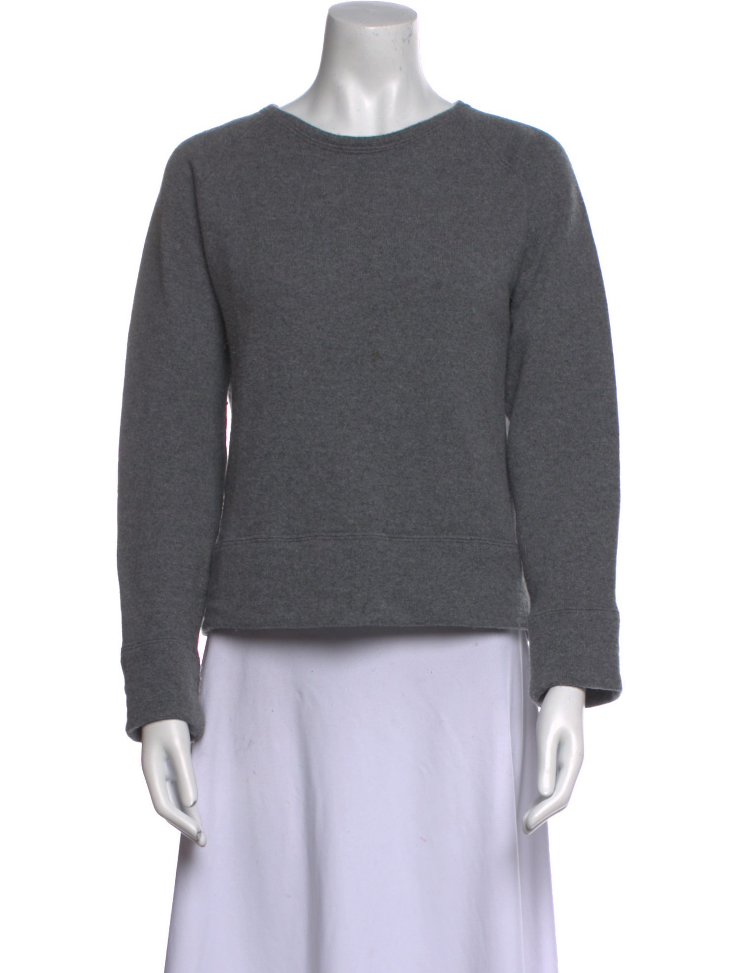 The Row Virgin Wool Scoop Neck Sweater
