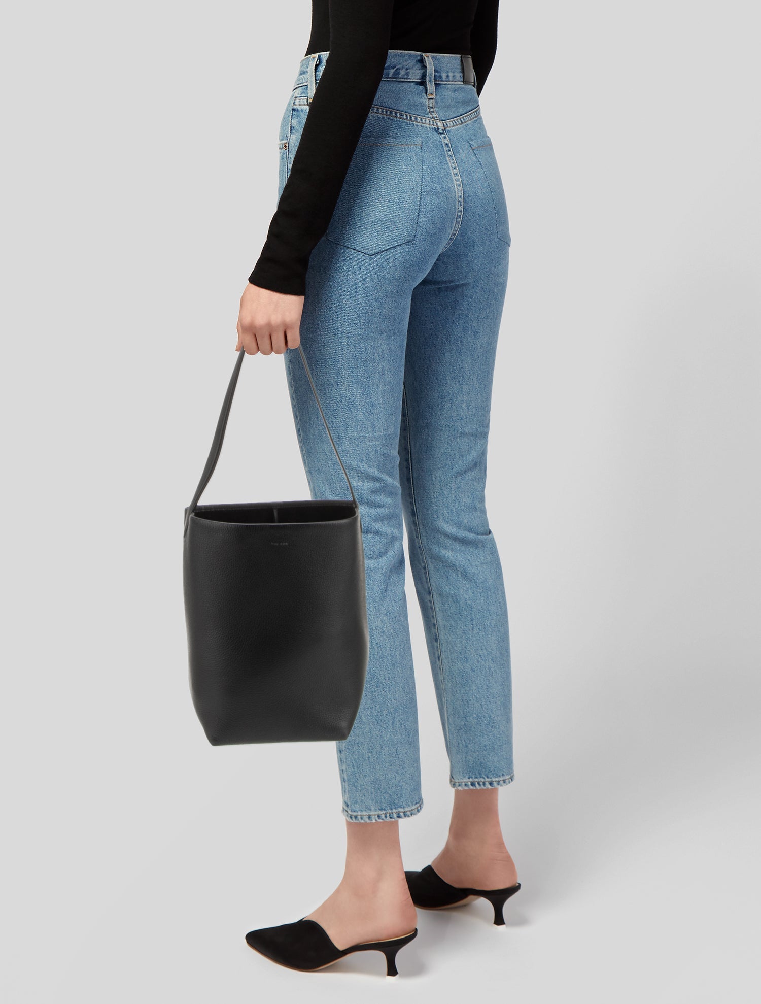 The Row Leather N/S Park Tote Medium