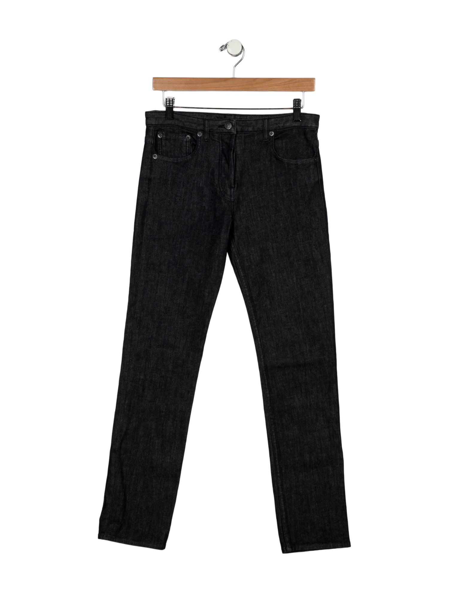The Row Mid-Rise Straight Leg Jeans