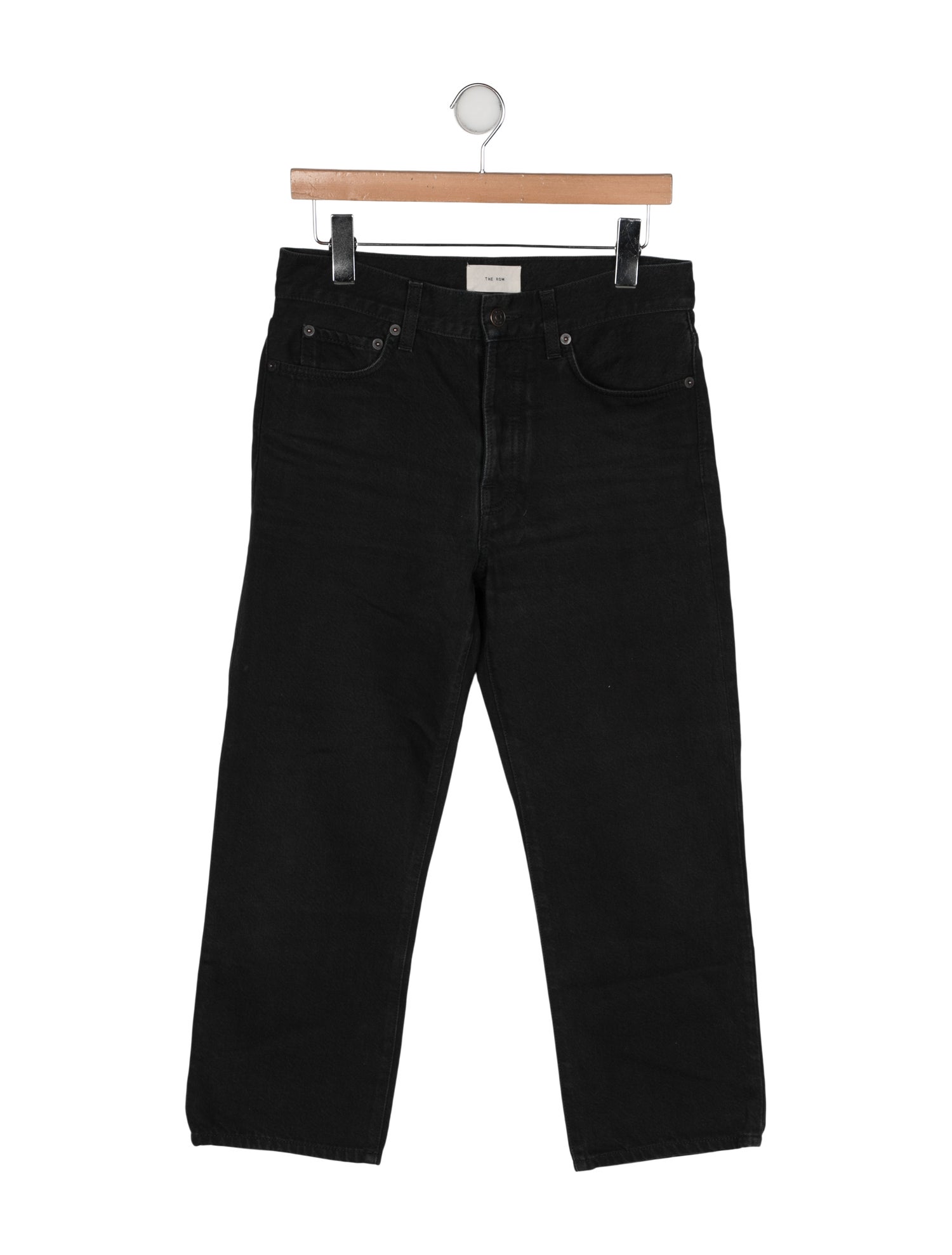 The Row Mid-Rise Straight Leg Jeans