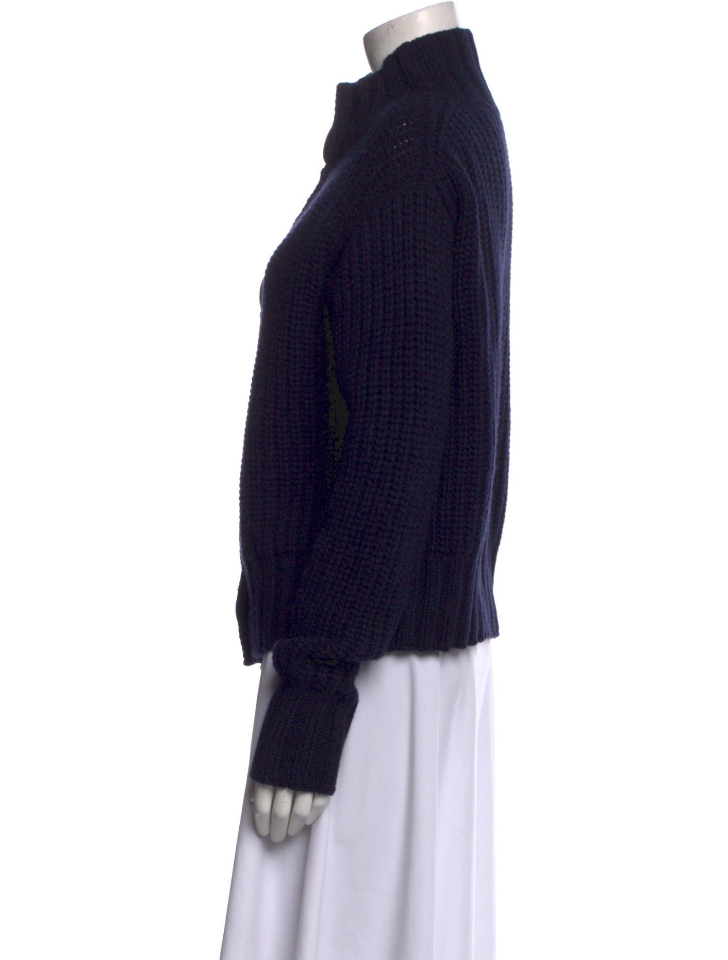 The Row Cashmere Mock Neck Sweater