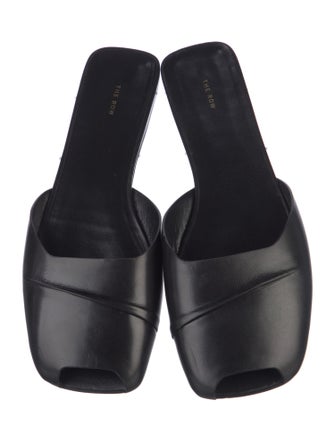 The Row Leather Mules