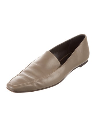 The Row Minimal Leather Loafers