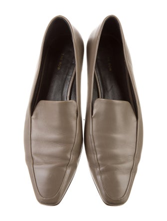 The Row Minimal Leather Loafers