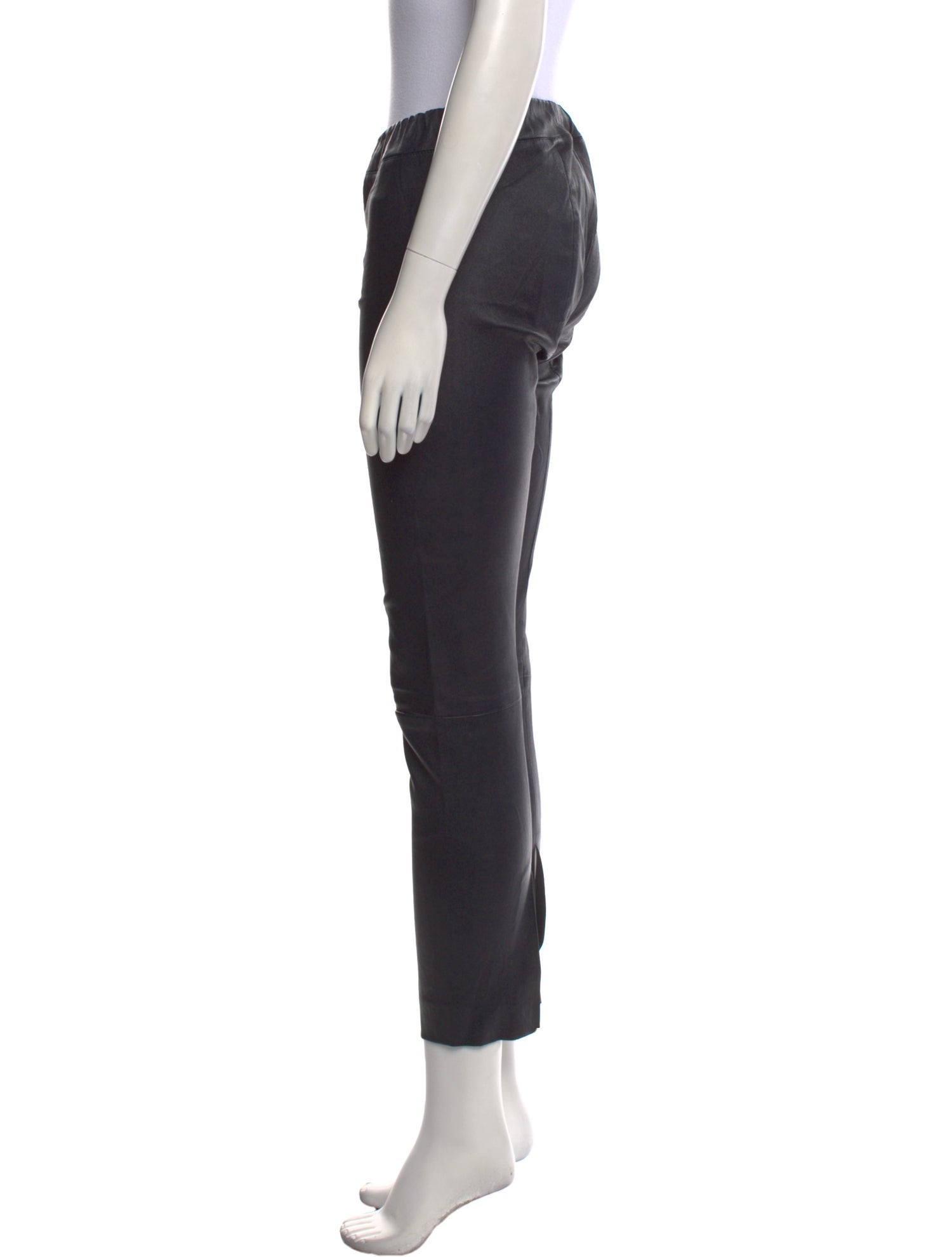 The Row Leather Skinny Leg Pants