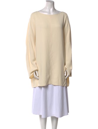 The Row Silk Scoop Neck Tunic