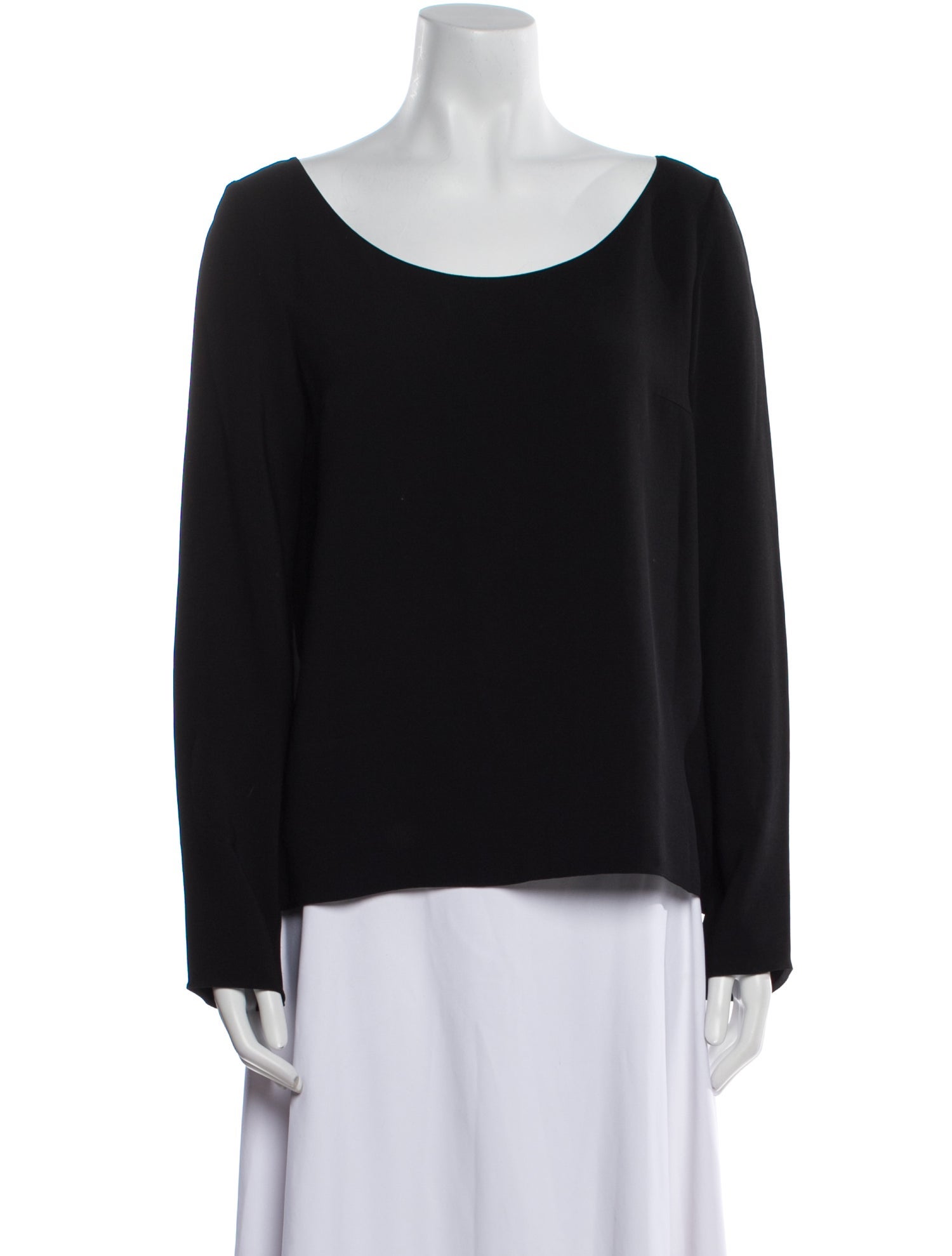 The Row Scoop Neck Long Sleeve Sweatshirt