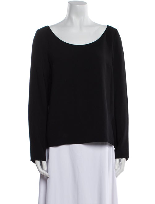 The Row Scoop Neck Long Sleeve Sweatshirt