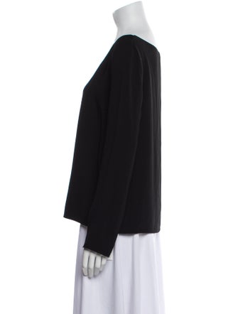 The Row Scoop Neck Long Sleeve Sweatshirt