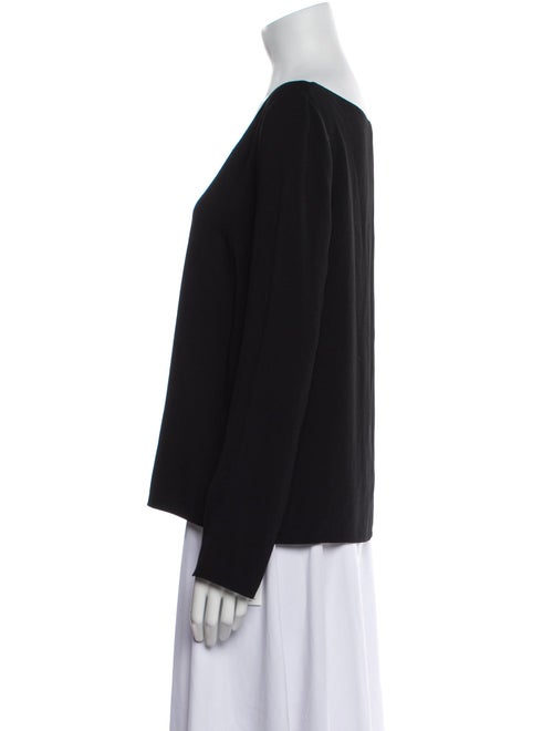 The Row Scoop Neck Long Sleeve Sweatshirt