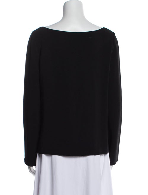 The Row Scoop Neck Long Sleeve Sweatshirt