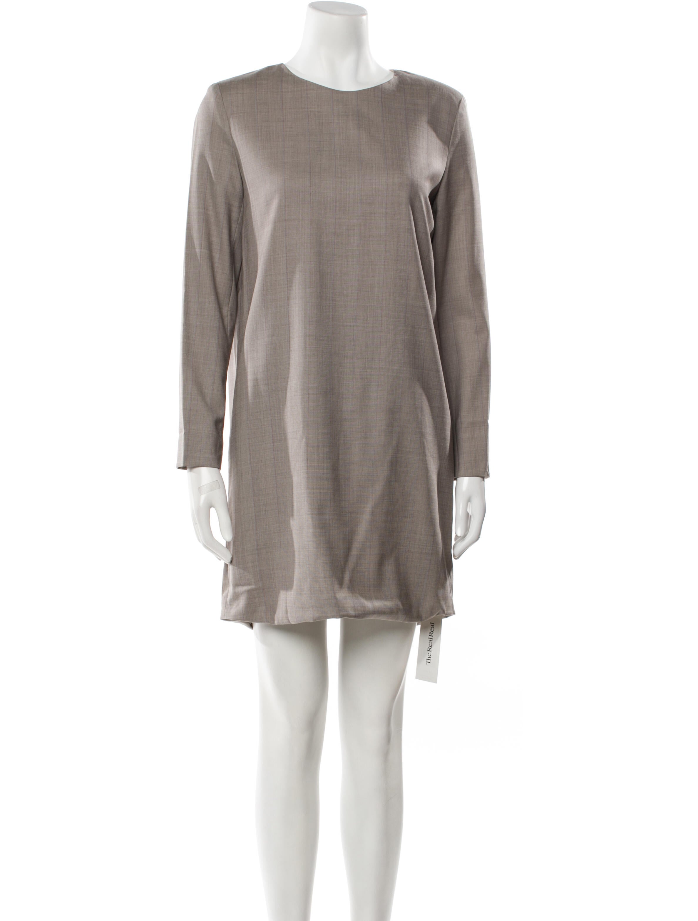 The Row Scoop Neck Mini Dress