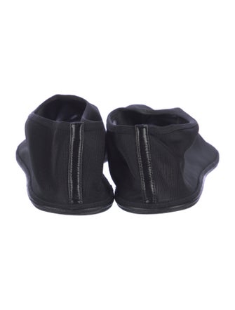 The Row Mesh Leather Trim Embellishment Flats