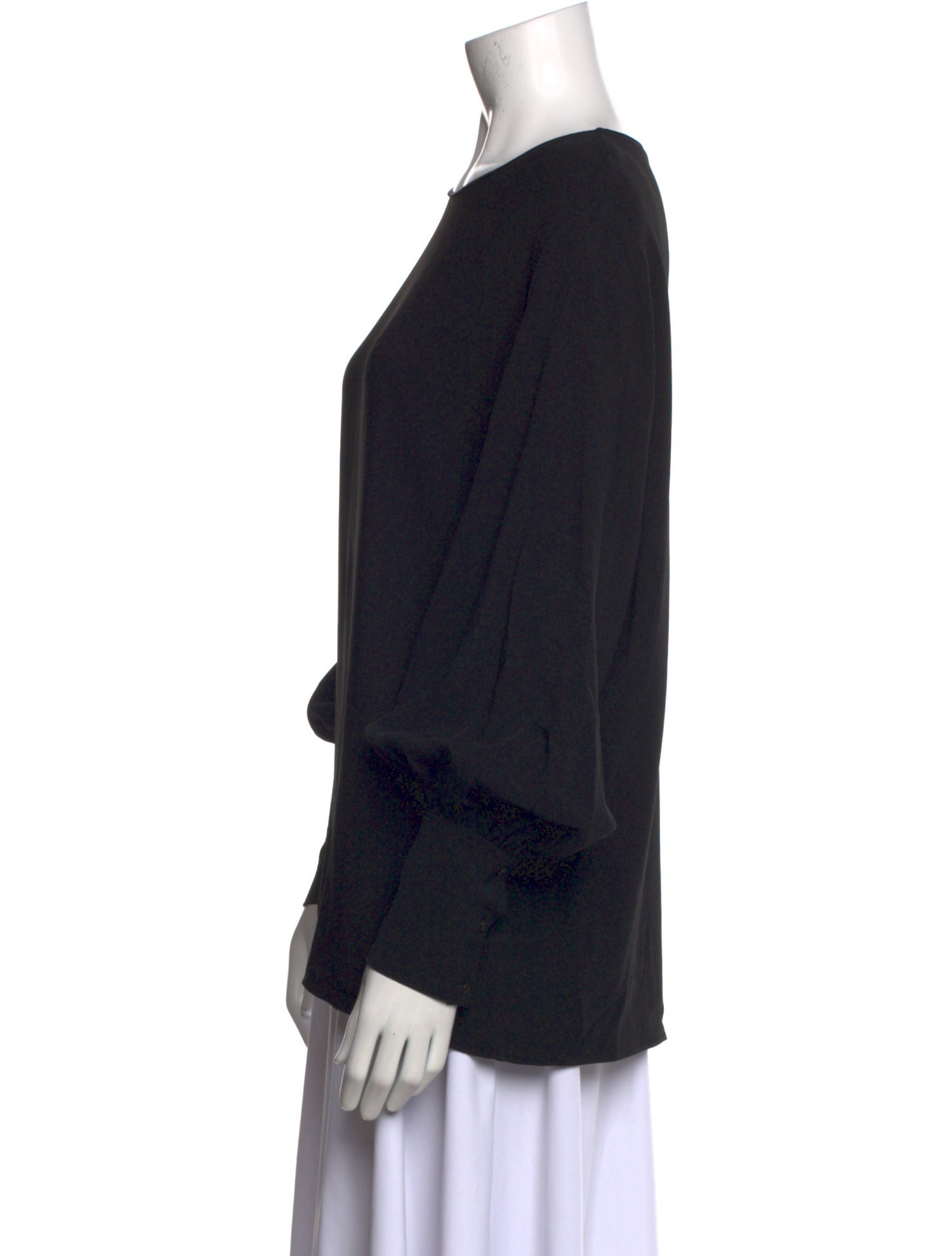 The Row Scoop Neck Long Sleeve Sweatshirt