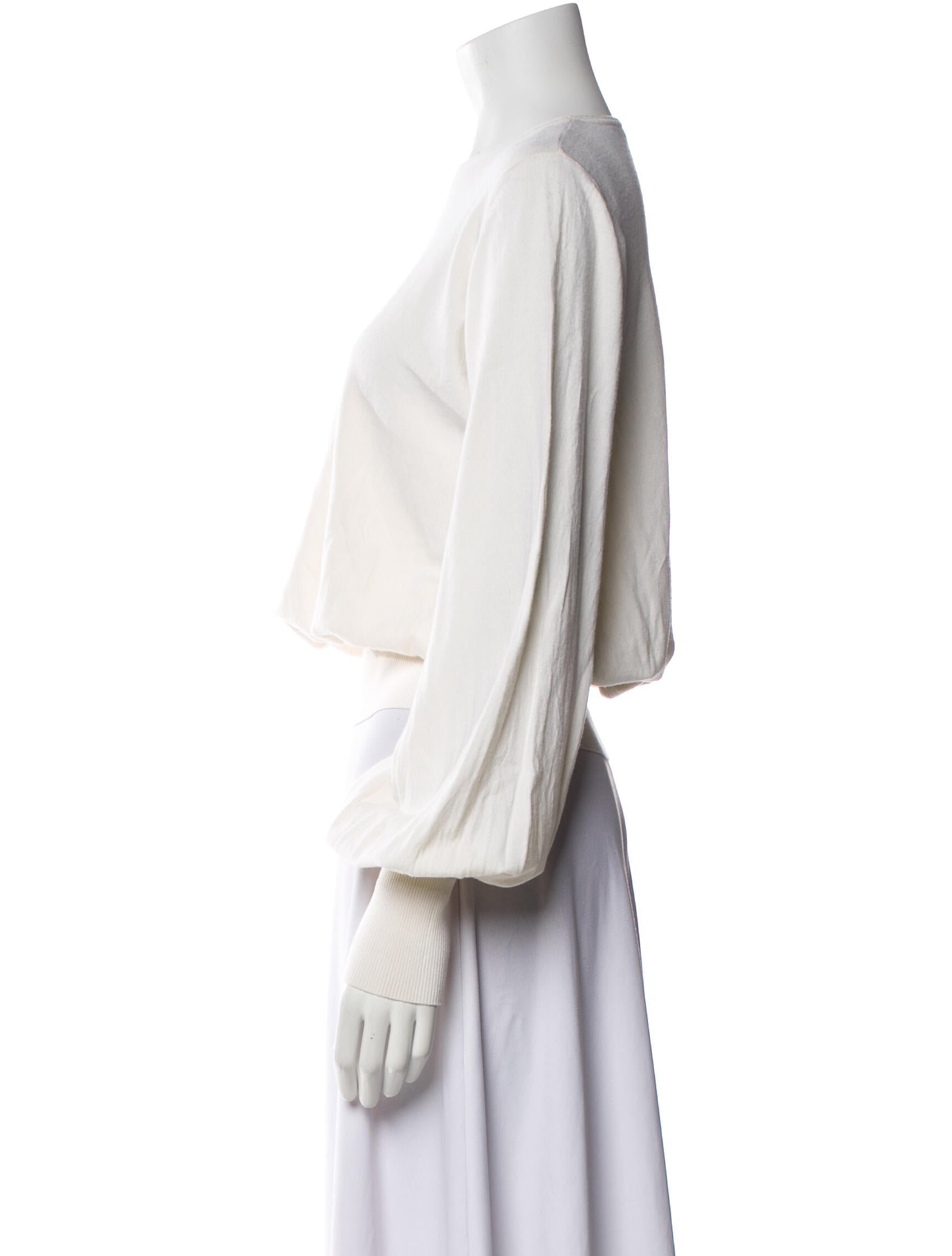 The Row Alend Merino Wool Crop Top