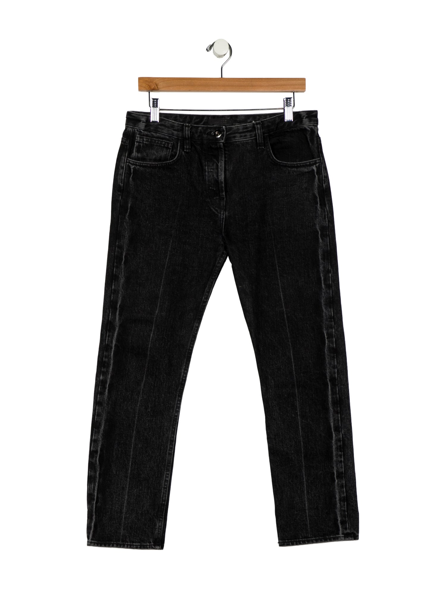 The Row Mid-Rise Straight Leg Jeans