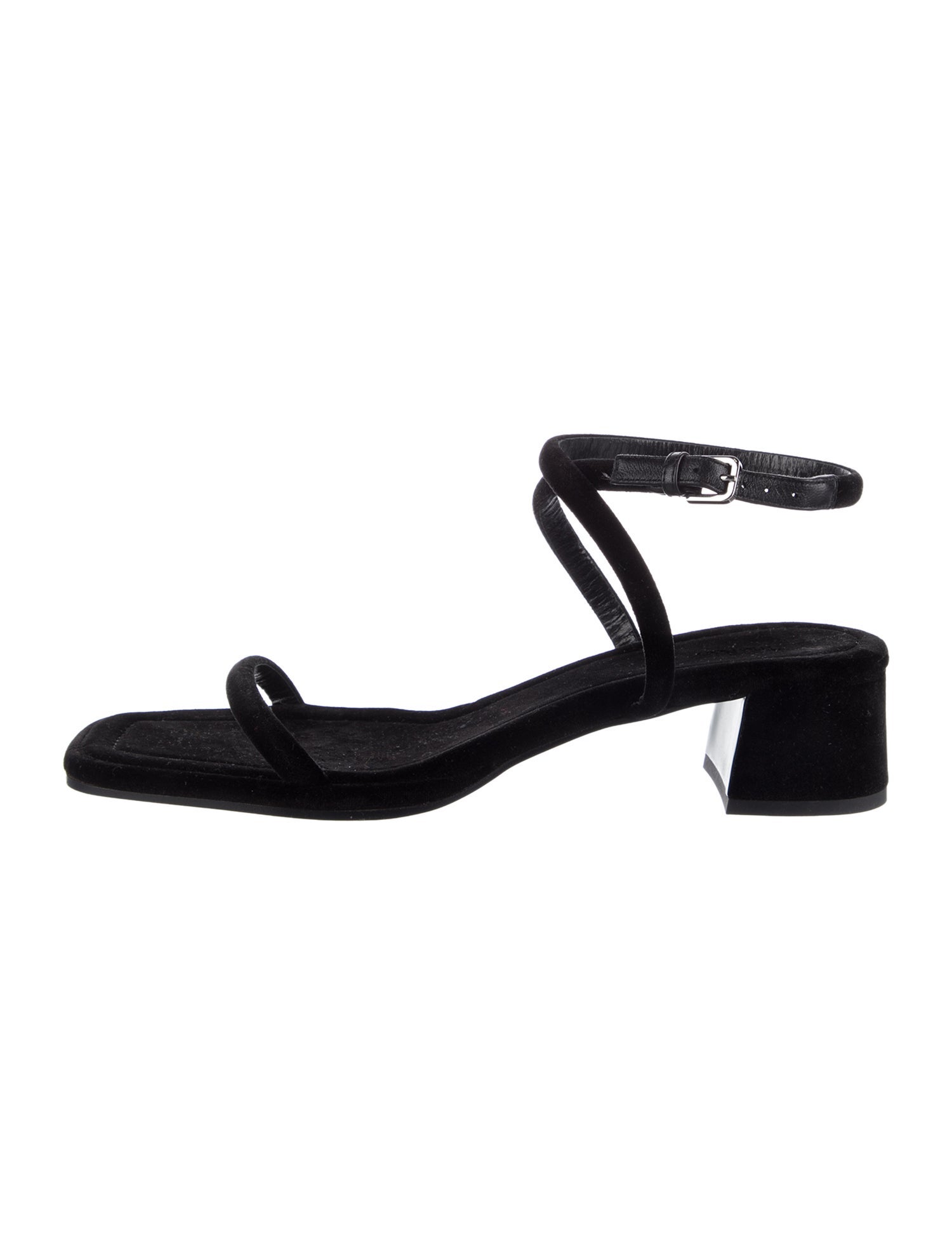 The Row Velvet Sandals