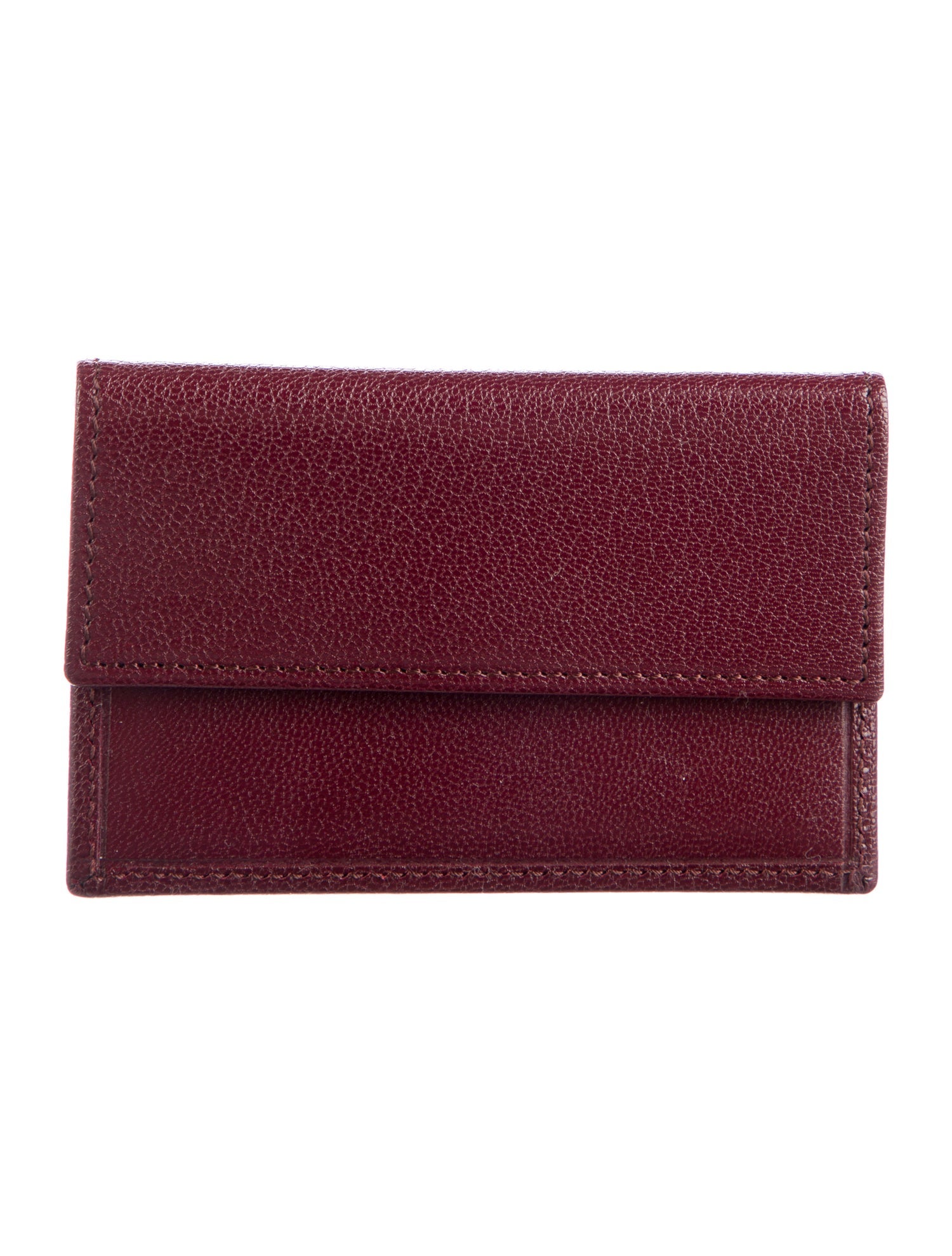 The Row Leather Coin Pouch Leather Card Holder