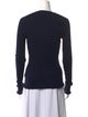 The Row Ribbed V-Neck Cashmere Sweater