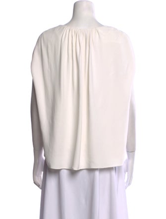 The Row Ada Scoop Neck Top