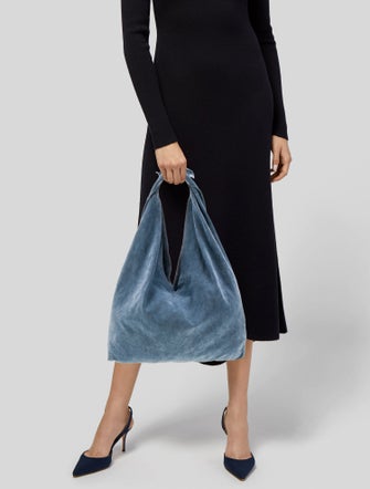 The Row Suede Bindle