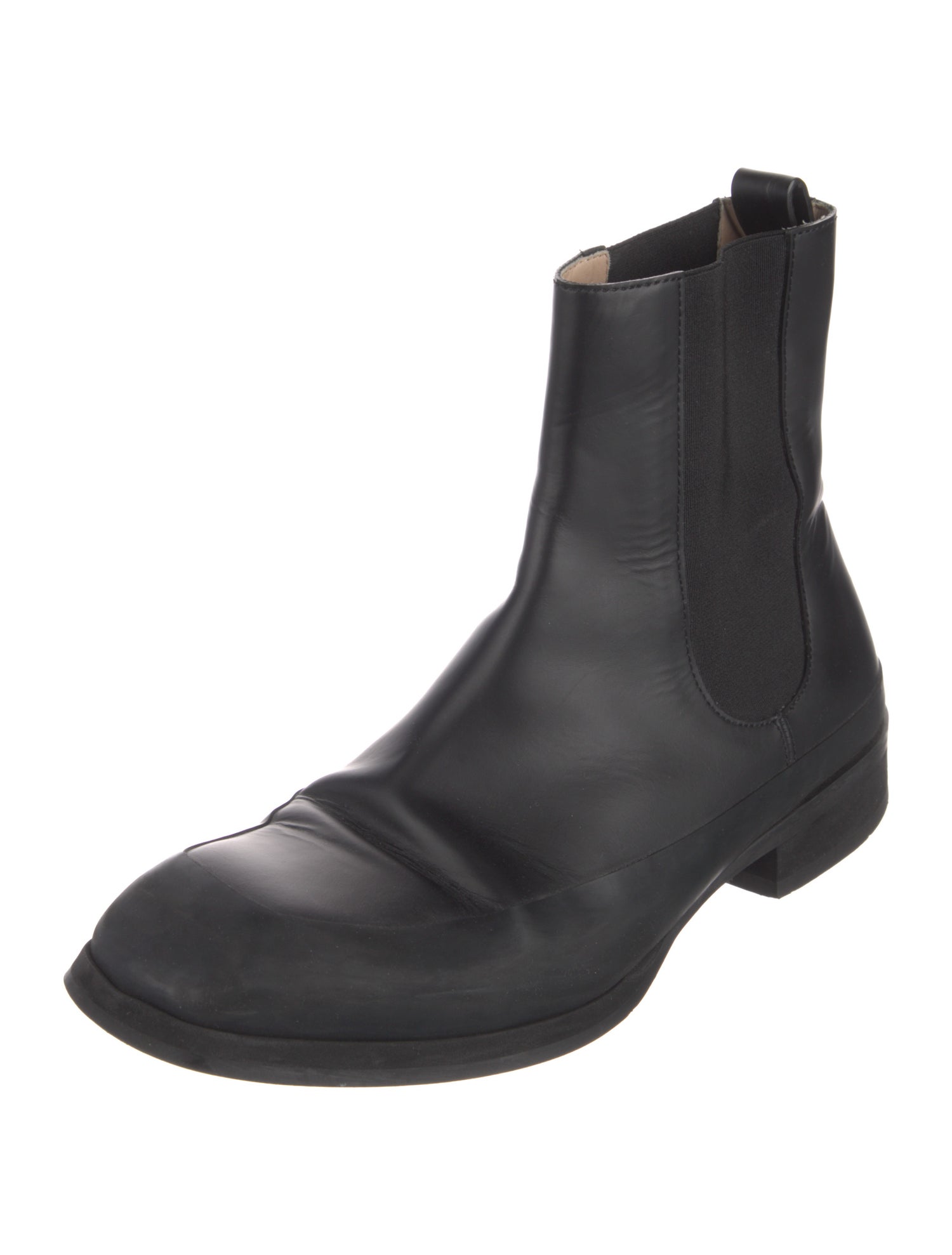 The Row Leather Chelsea Boots