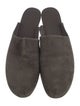 The Row Suede Mules