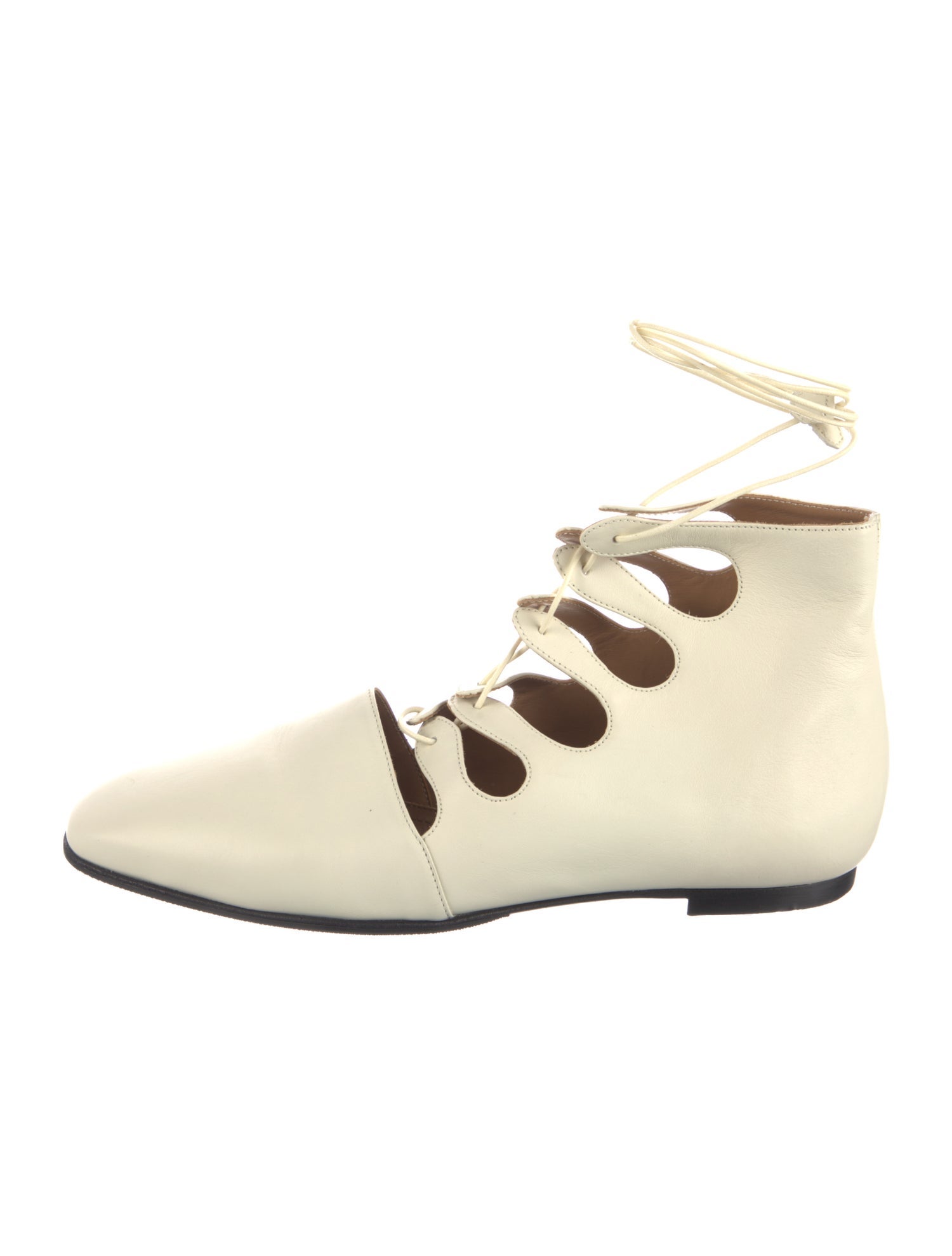 The Row Leather Flats