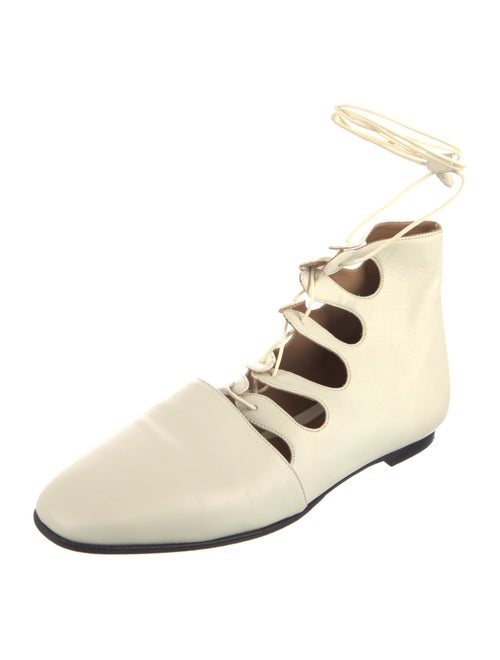 The Row Leather Flats