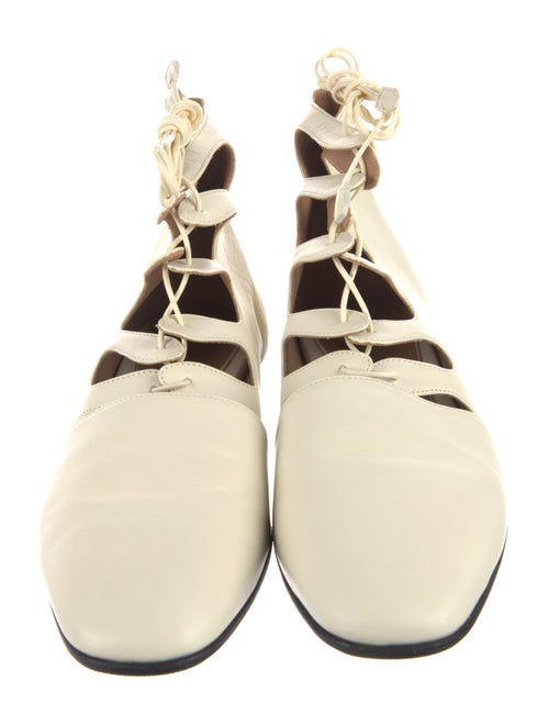 The Row Leather Flats