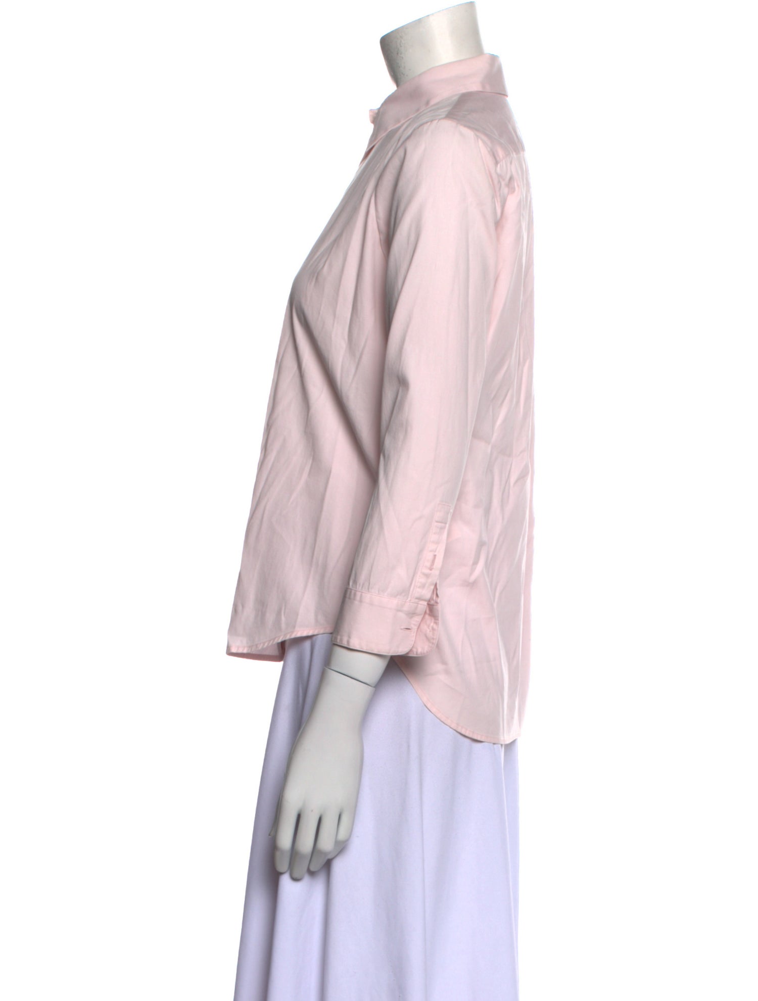 The Row Three-Quarter Sleeve Button-Up Top