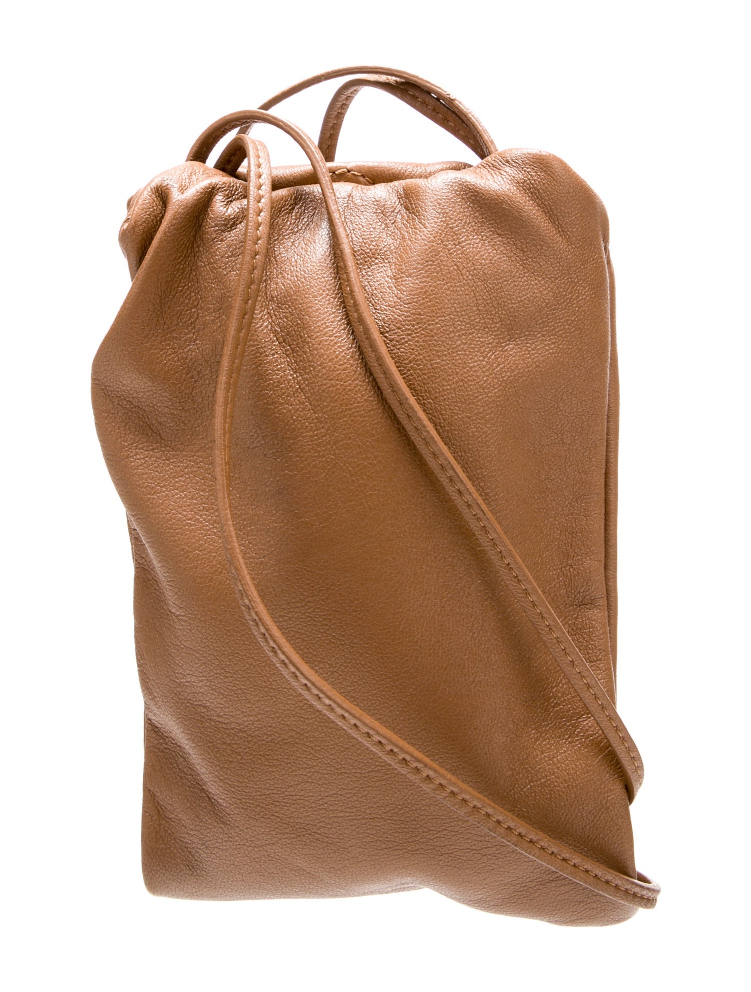 The Row Leather Bucket Bag