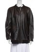 The Row Kengia Leather Coat