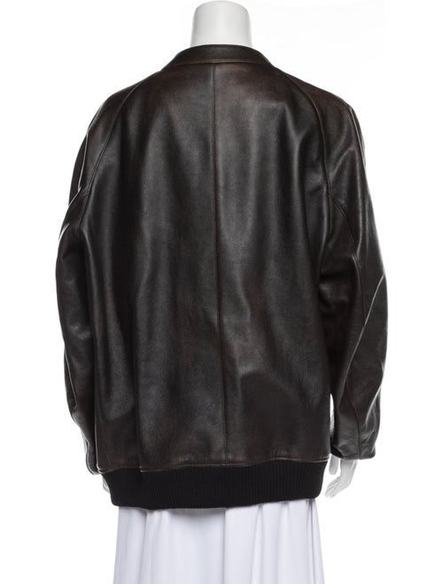 The Row Kengia Leather Coat