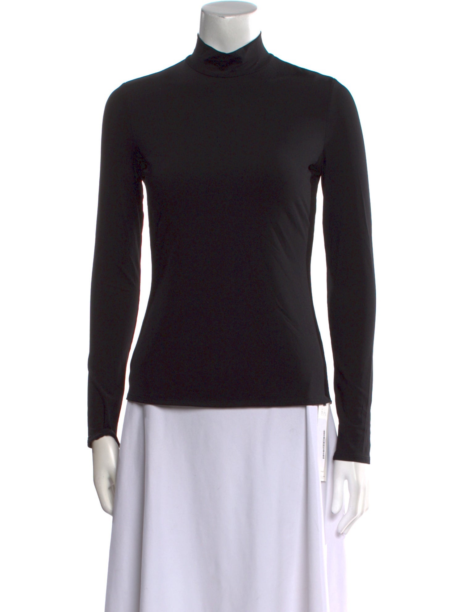 The Row Mock Neck Long Sleeve Top
