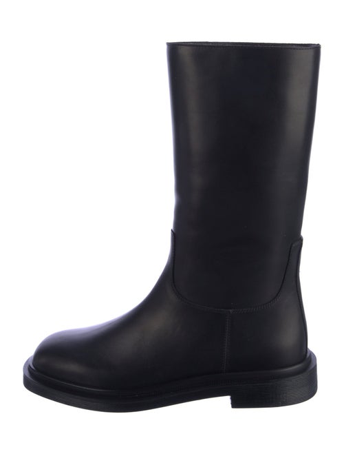 The Row Leather Rain Boots