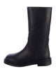 The Row Leather Rain Boots