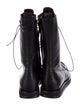 The Row Leather Combat Boots