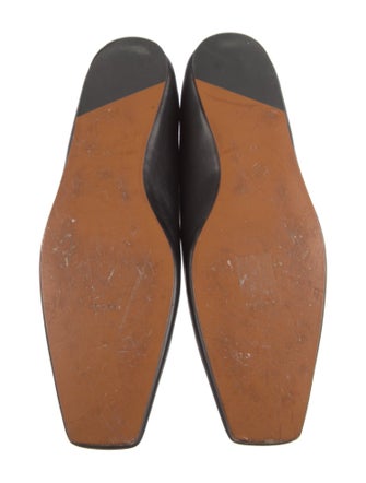 The Row Square Leather Mules