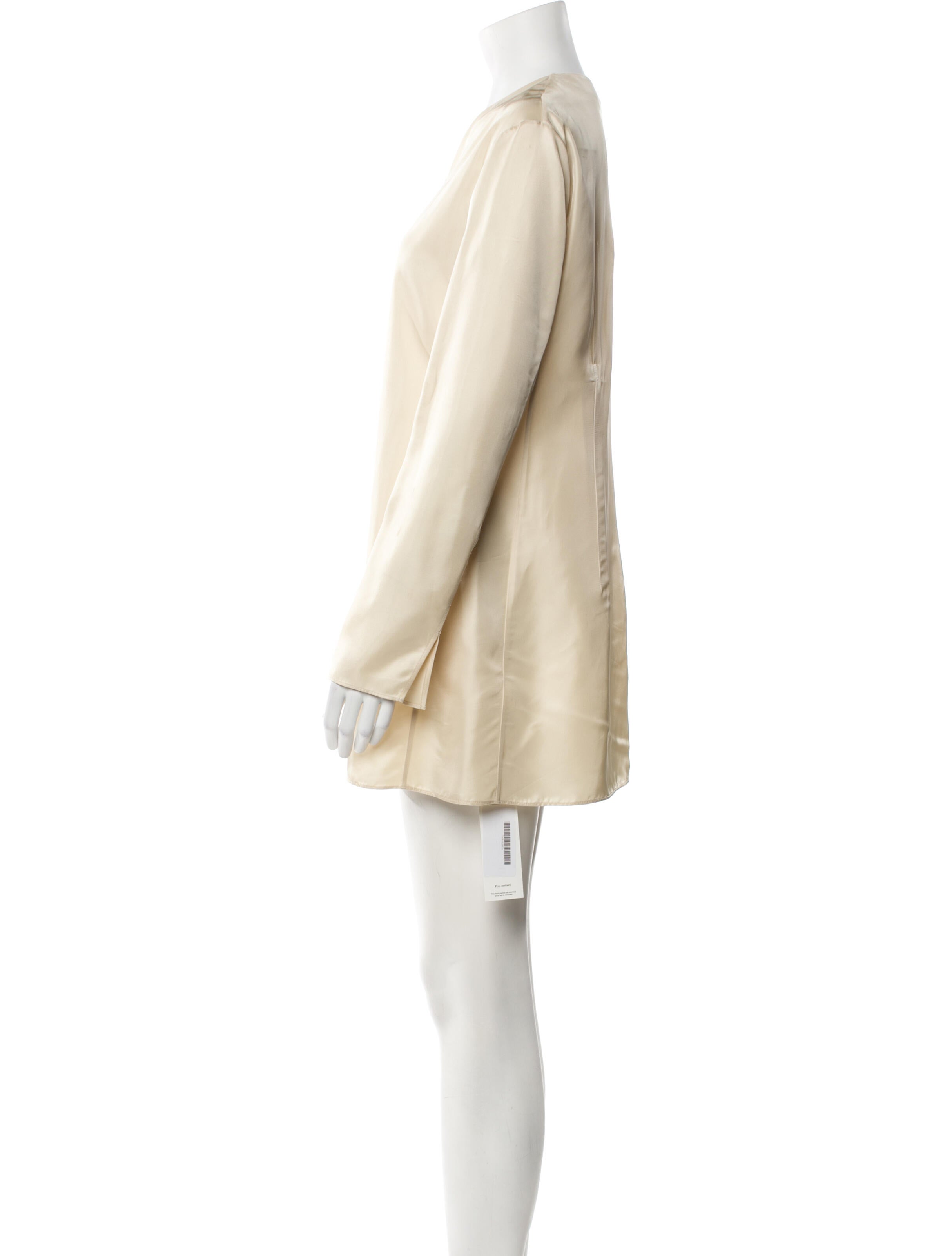 The Row Crew Neck Long Sleeve Tunic