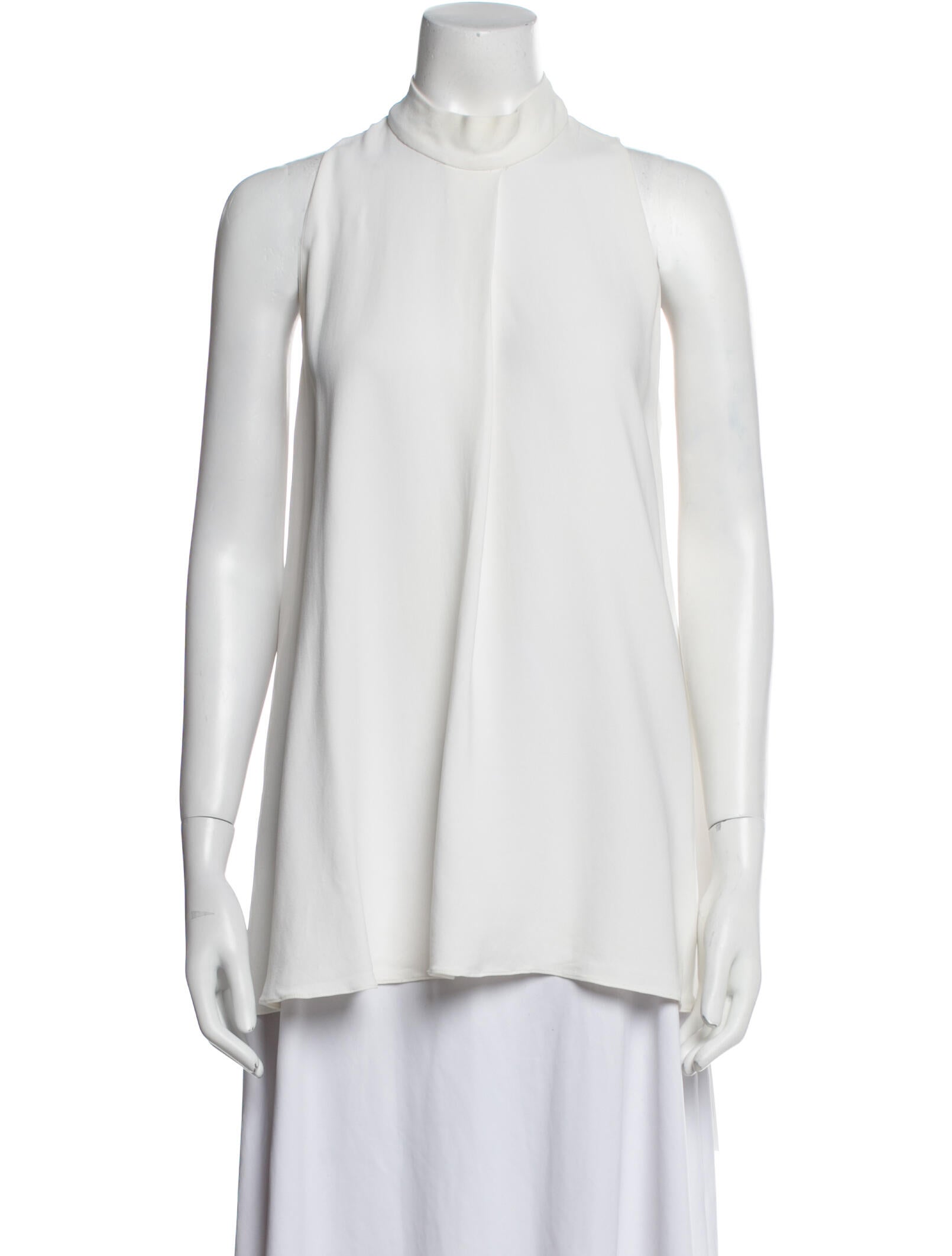 The Row Mock Neck Sleeveless Tunic