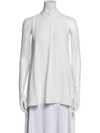 The Row Mock Neck Sleeveless Tunic