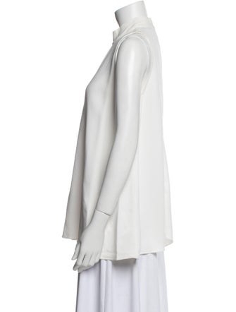 The Row Mock Neck Sleeveless Tunic