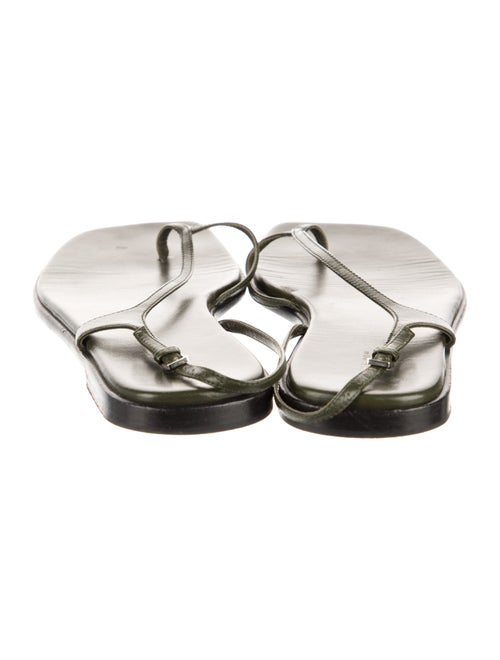 The Row Leather Slingback Sandals