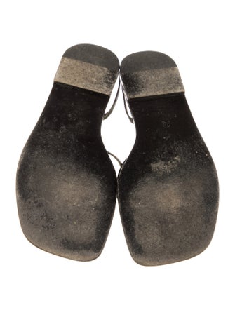 The Row Leather Slingback Sandals