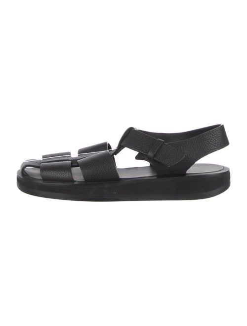 The Row Fisherman Leather Slingback Sandals